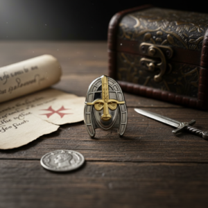 Saxon Helmet Lapel Badge