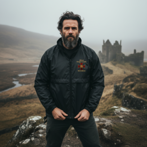 Knights Templar Embroidered Raincoat