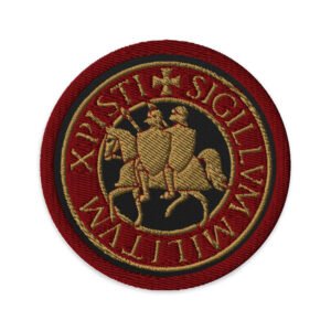 Templar Seal Embroidered patches