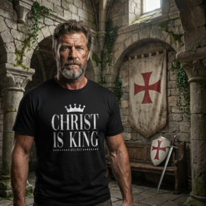 Christ Is King Crown - T Shirt