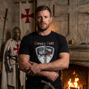 Deus Vult Sword - T Shirt